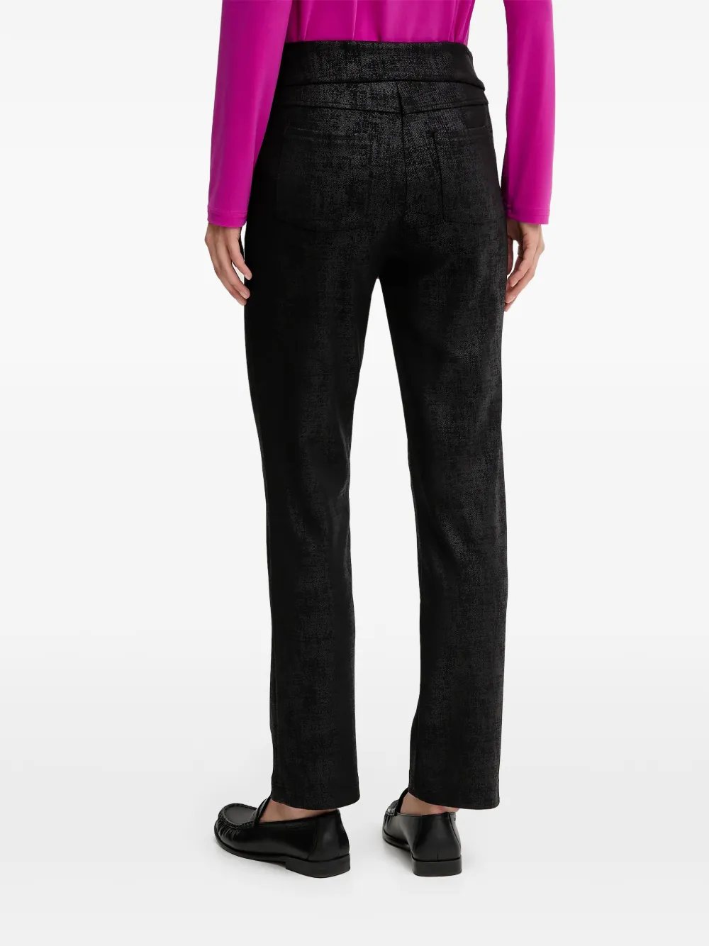 Joseph Ribkoff Broek met textuur Zwart