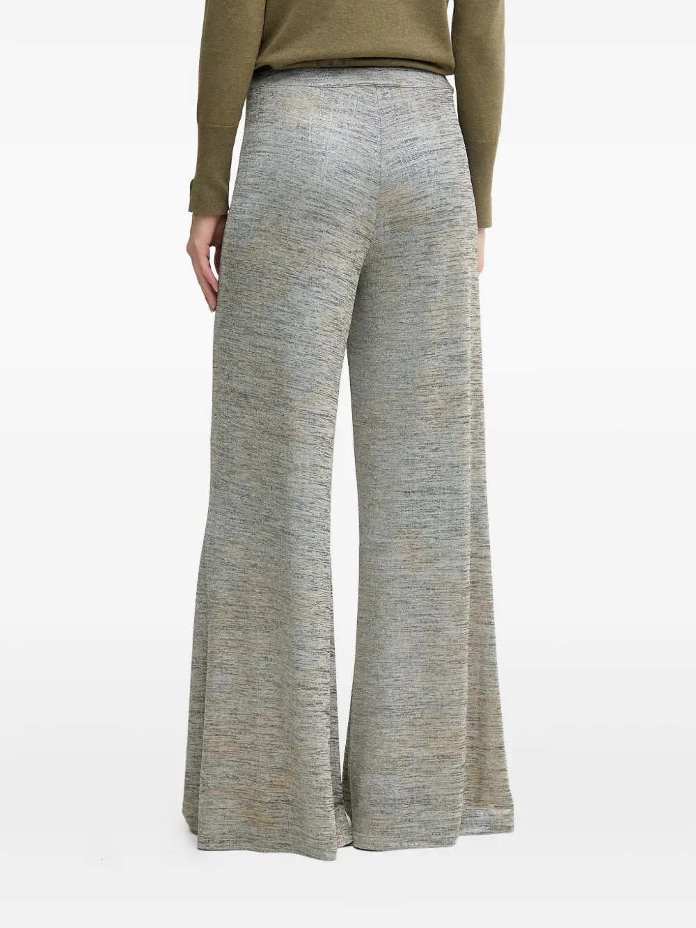 Metallic-Effect Trousers