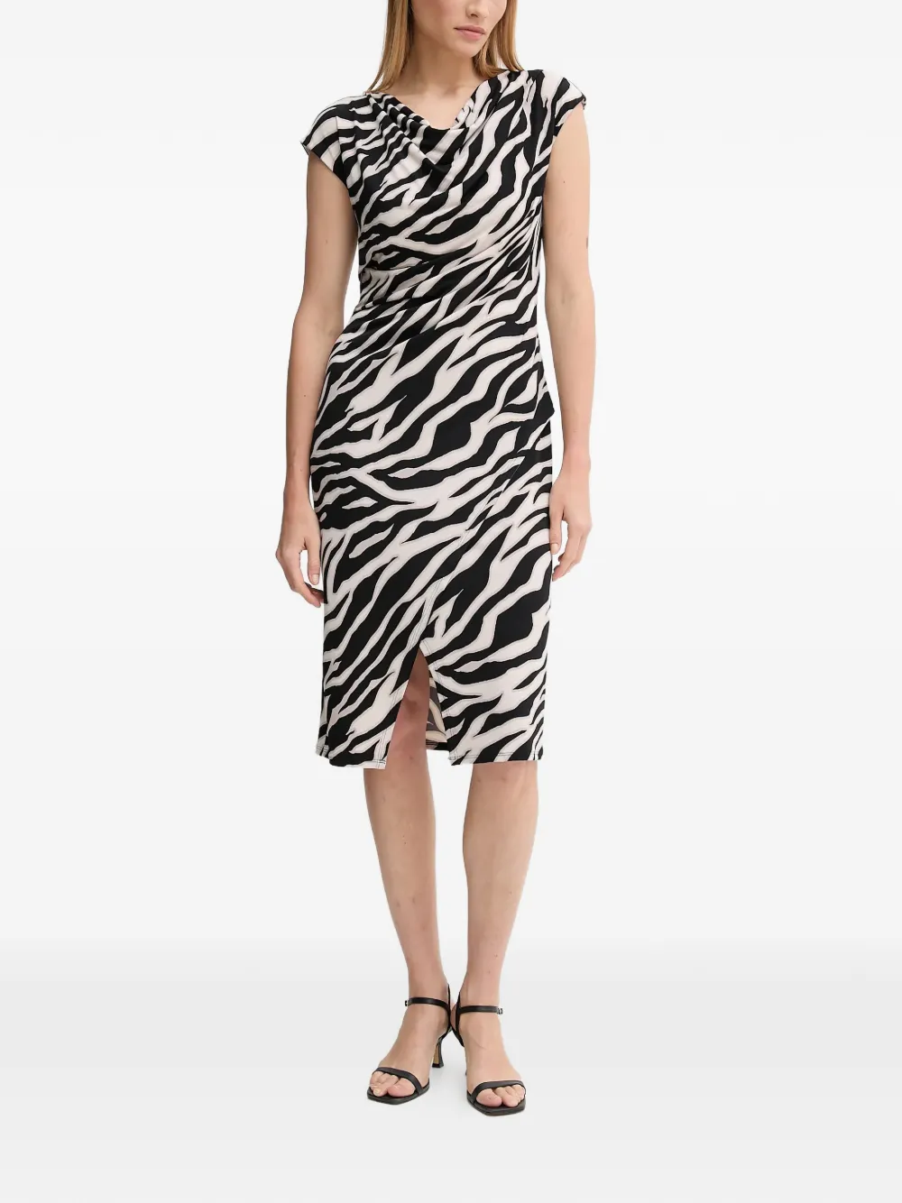 Joseph Ribkoff zebra-pattern midi dress | Day Dresses | Image 2