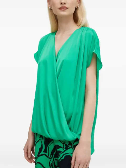 Joseph Ribkoff V-neck wrap blouse