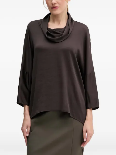 Joseph Ribkoff cowl neck button blouse