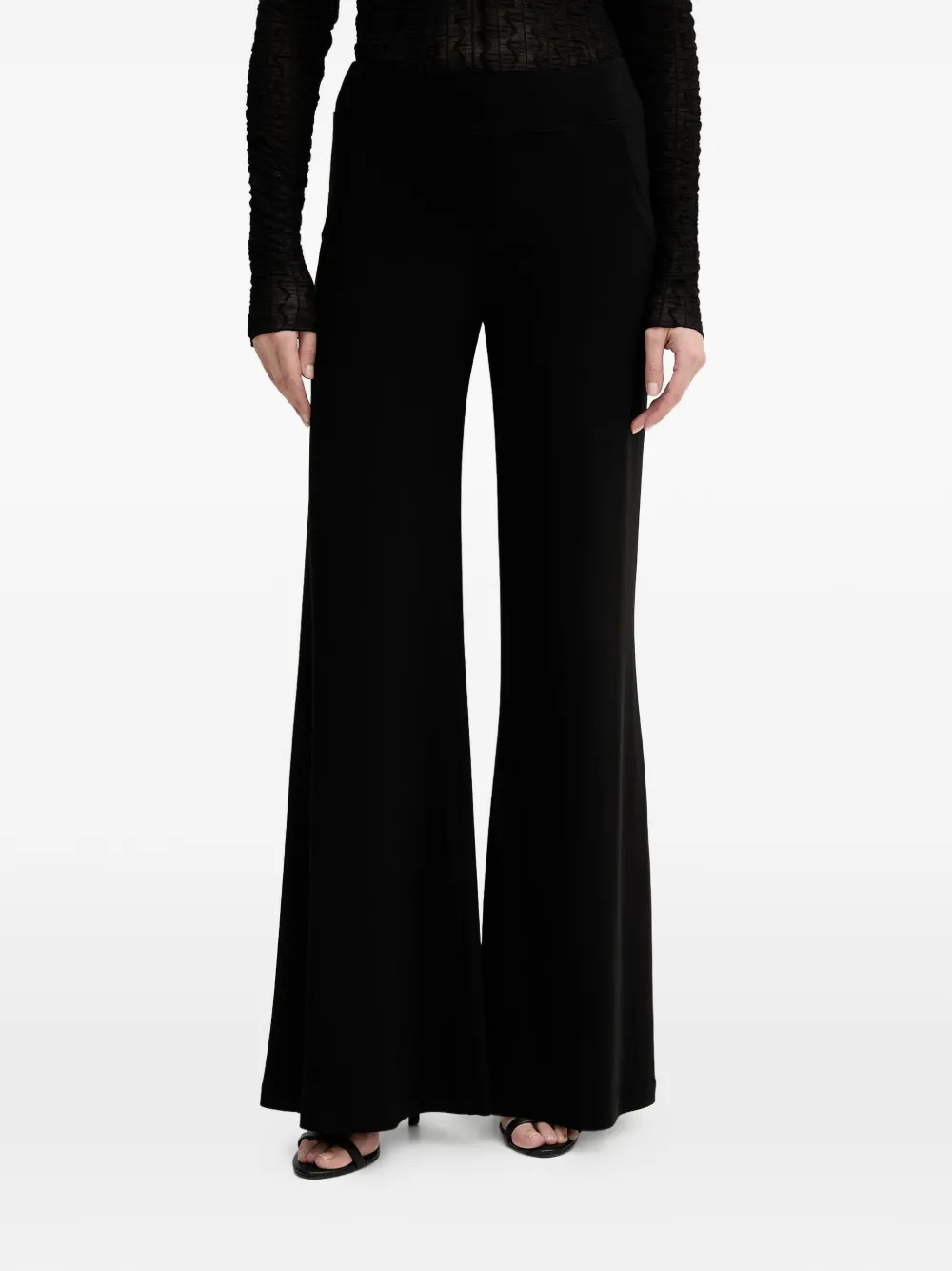 Joseph Ribkoff seam-pockets flared trousers | Black | Image 1
