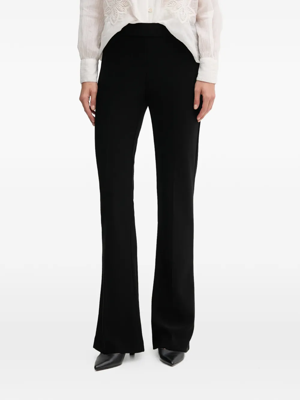 Joseph Ribkoff elasticated-waist flared trousers | Black | Image 1