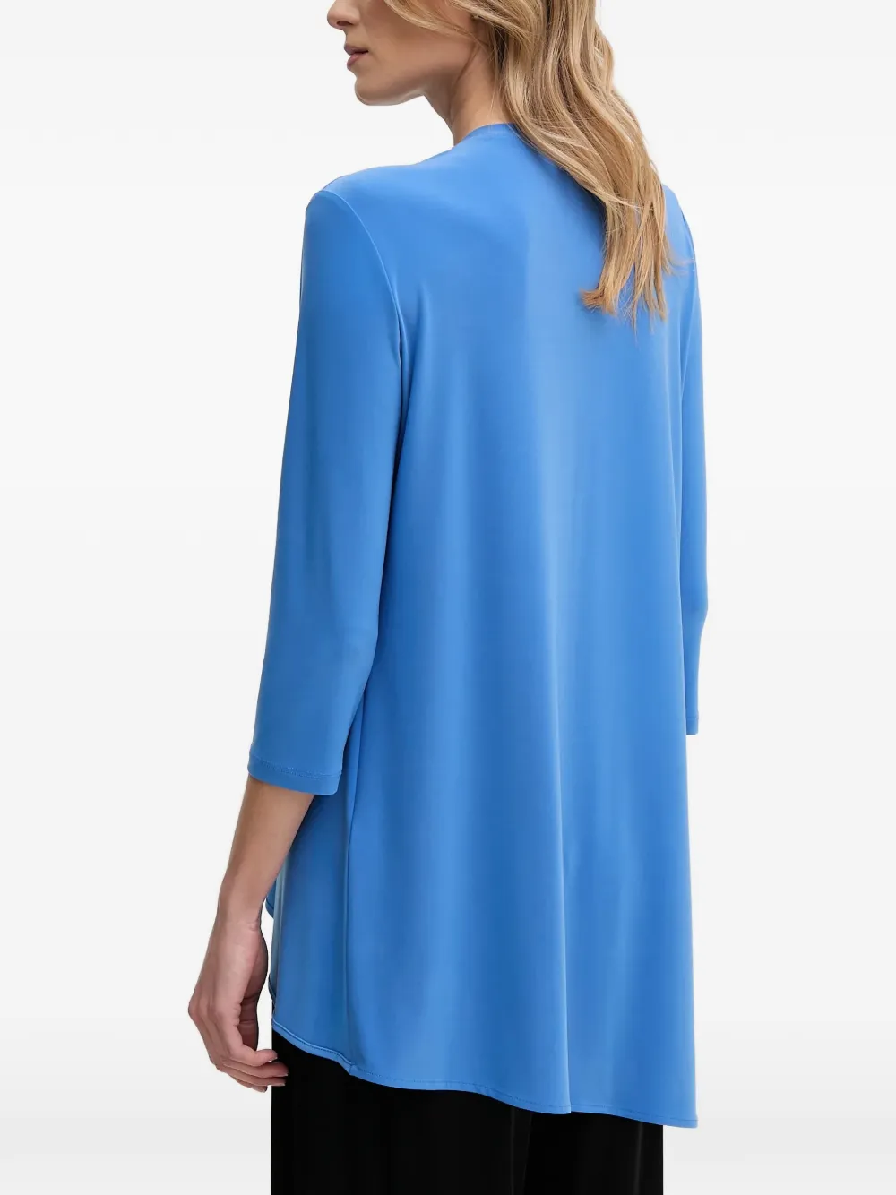  Joseph Ribkoff V-neck Asymmetric Top - Blue 