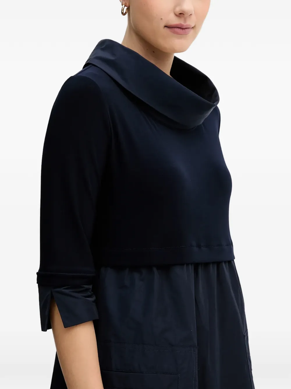 Joseph Ribkoff crew-neck mini dress - Blu