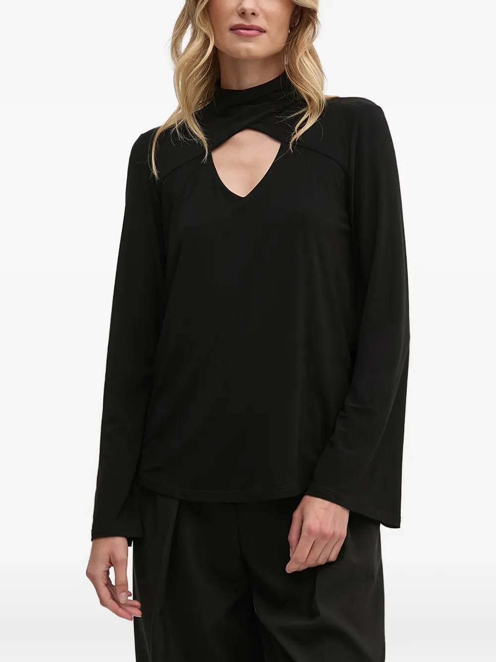 Joseph Ribkoff keyhole-detail blouse | negro | Image 1