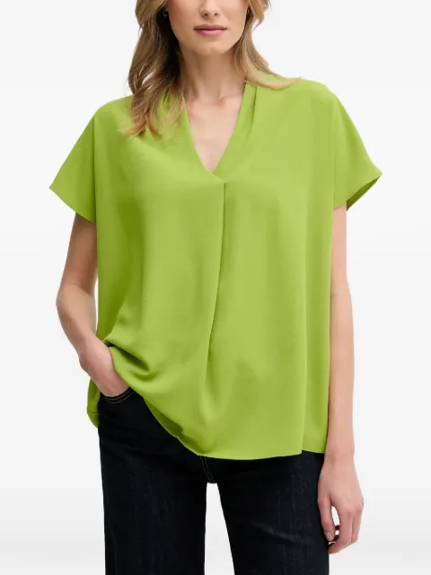 Joseph Ribkoff V-neck short-sleeve blouse