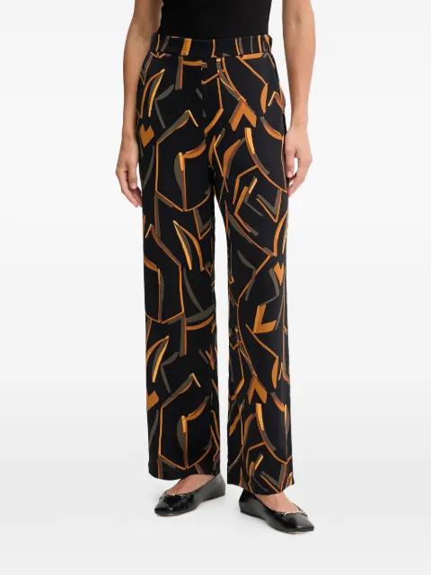 Joseph Ribkoff geometric-pattern trousers