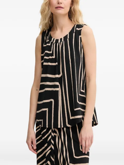 Joseph Ribkoff geometric-pattern sleeveless top