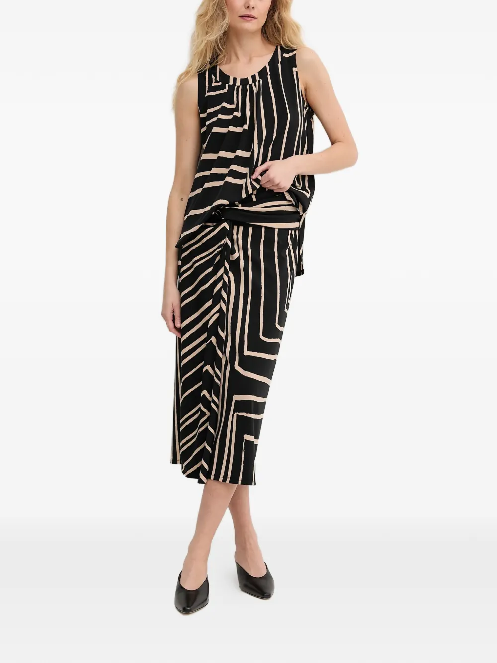 Joseph Ribkoff geometric-pattern sleeveless top | Chalecos y camisetas | Image 2