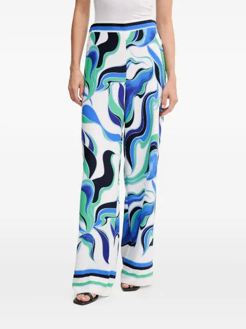 Joseph Ribkoff abstract-print trousers