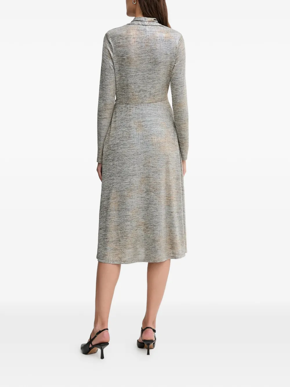 Joseph Ribkoff Midi-jurk met kettingdetail Grijs