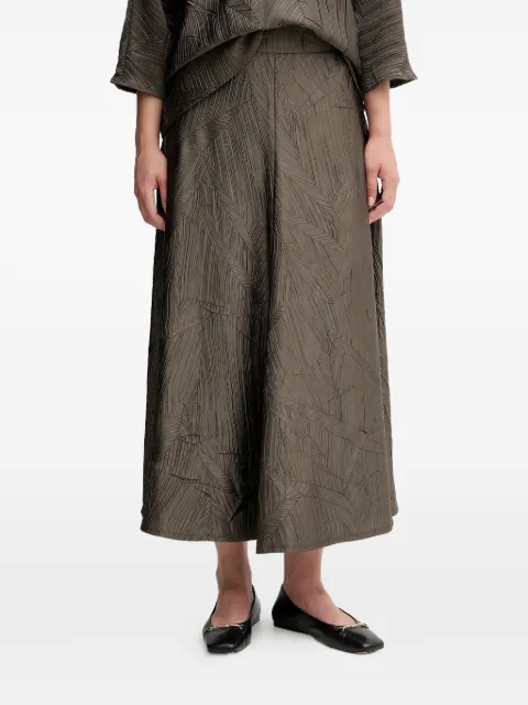 Joseph Ribkoff pleated patterned skirt