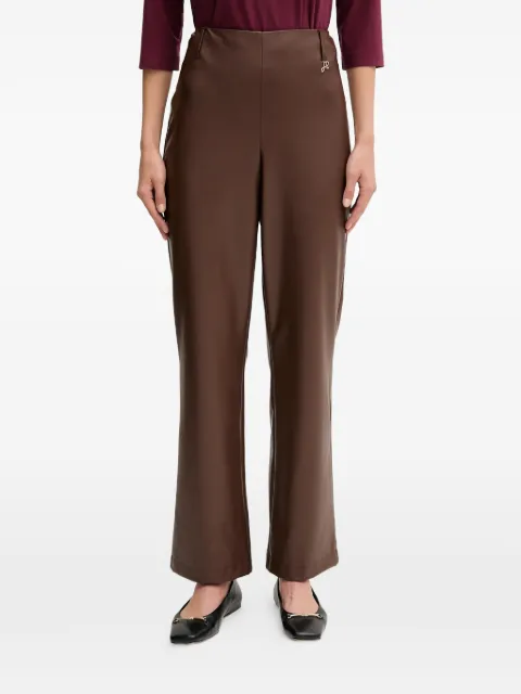 Joseph Ribkoff logo-plaque trousers