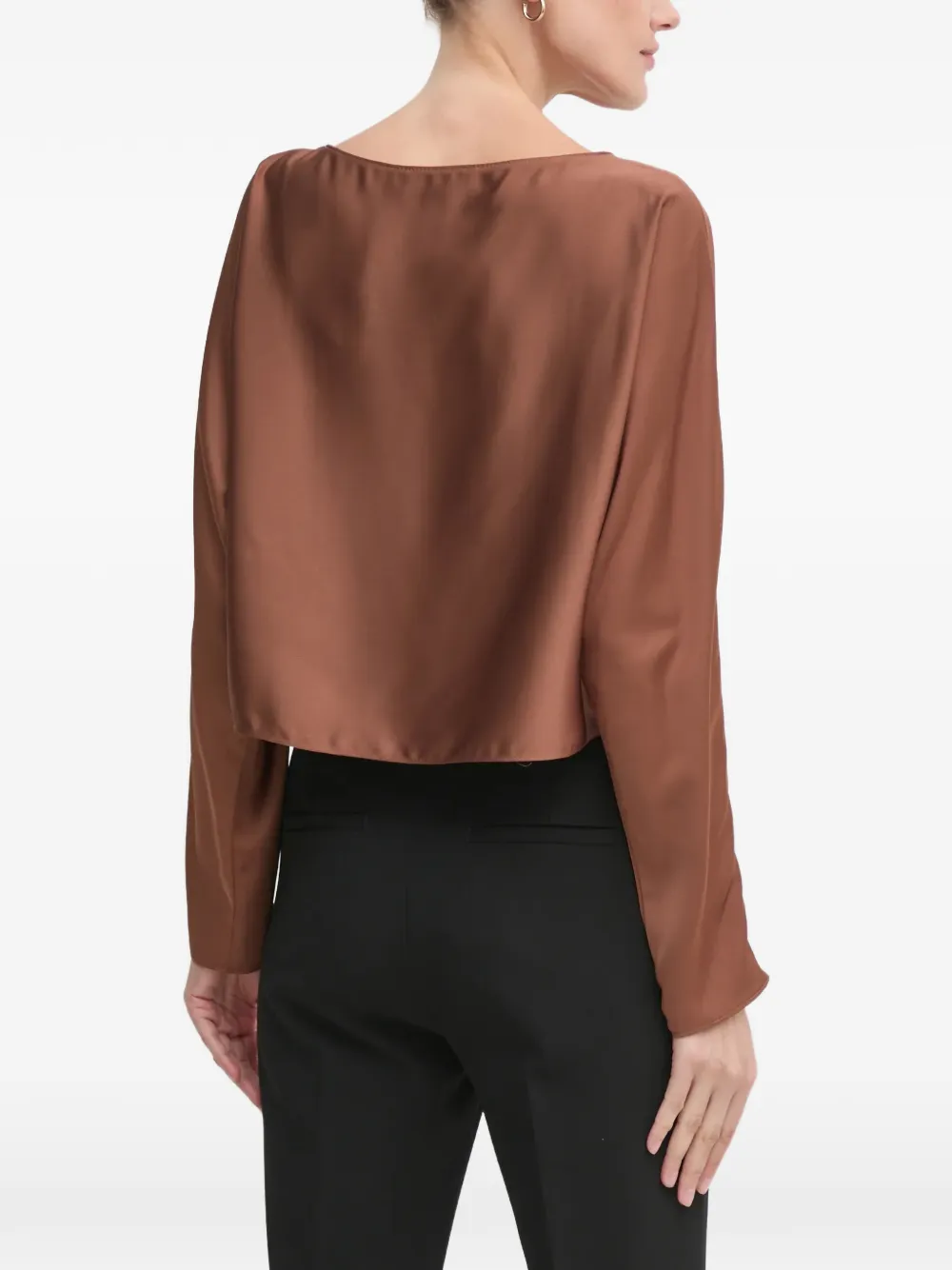  Joseph Ribkoff Long Sleeve Blouse - Brown 