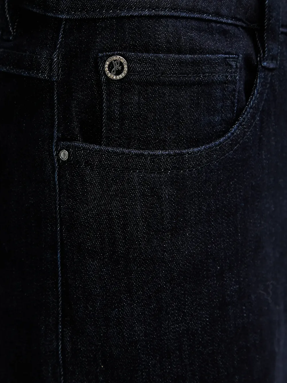 Joseph Ribkoff Jeans met logoplakkaat Blauw