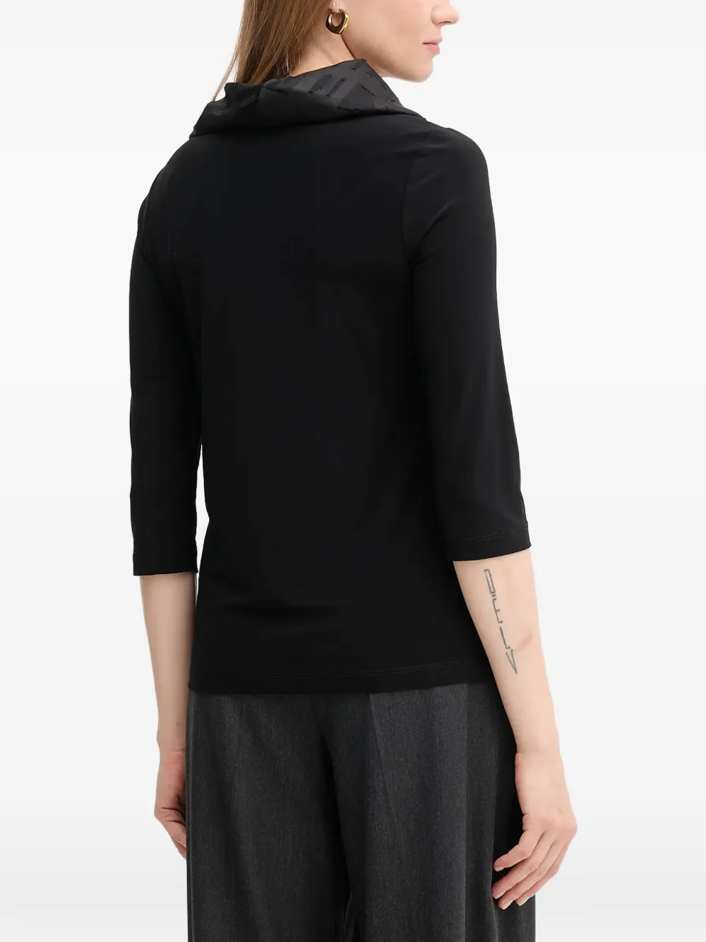 Joseph Ribkoff cowl-neck top - Nero