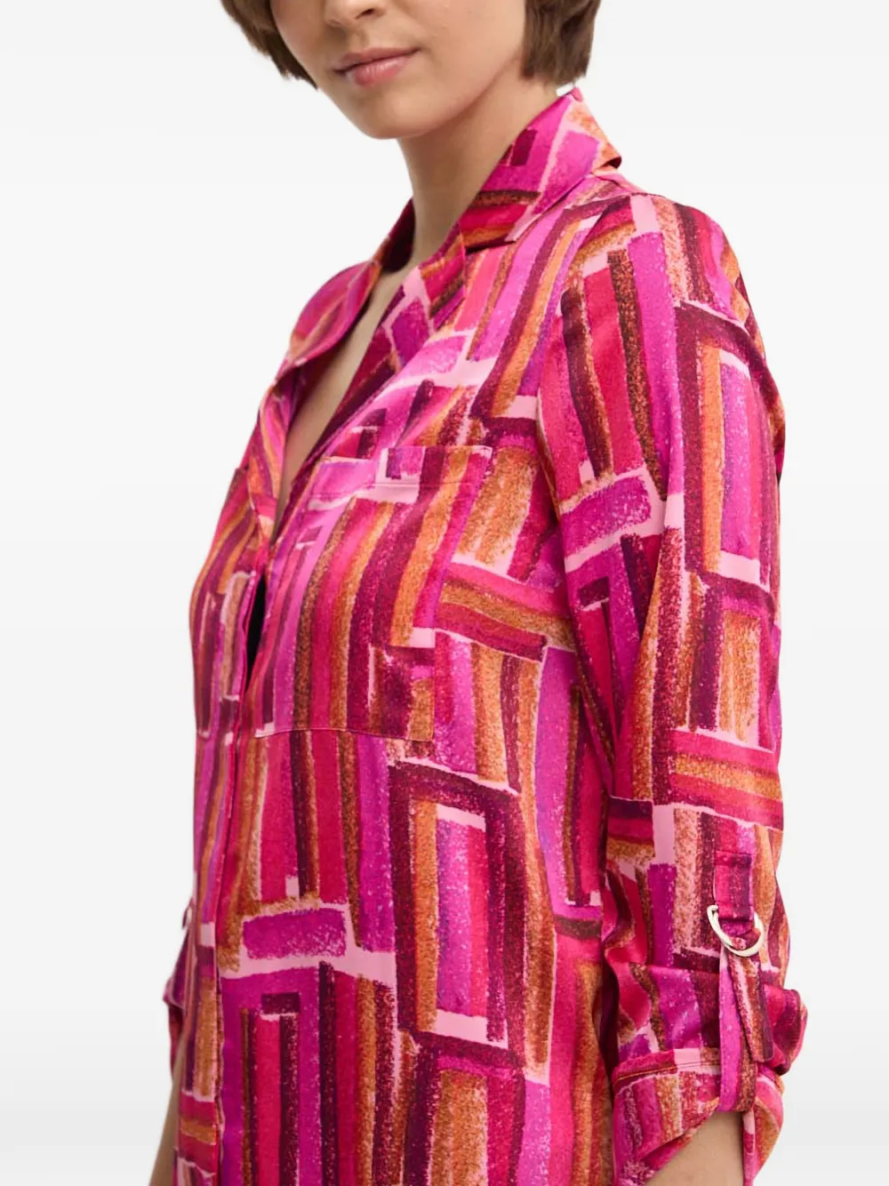 Joseph Ribkoff Top met geometrische print Roze