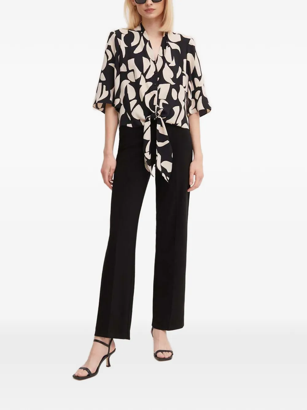 Joseph Ribkoff seam-detail high-waisted trousers | Pantalones con tiro alto | Image 2