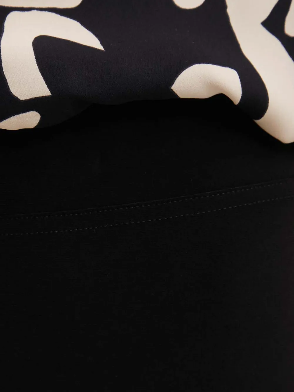 Seam-Detail High-Waisted Trousers