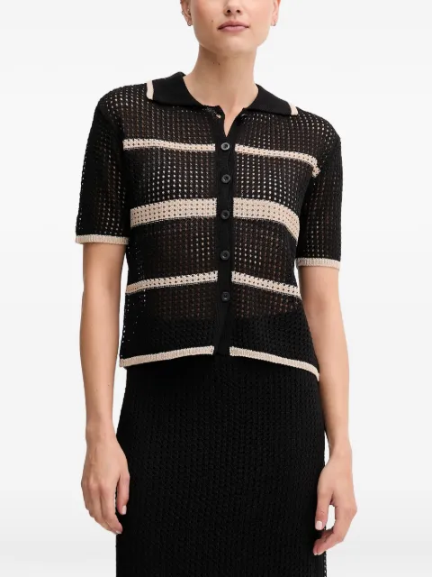 Joseph Ribkoff striped-detail cardigan