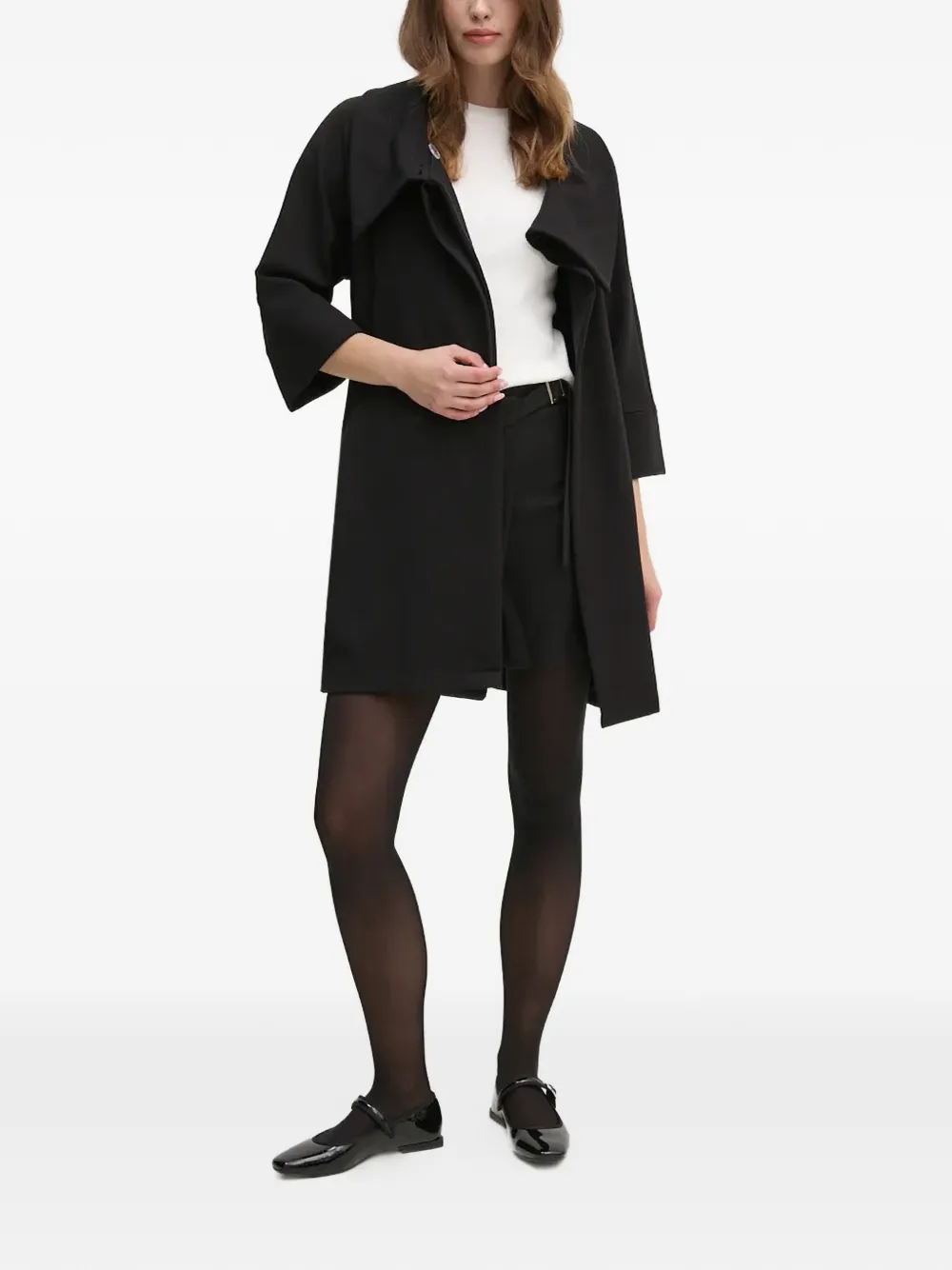 Joseph Ribkoff collar three-quarter coat | Oversized Coats | Image 2