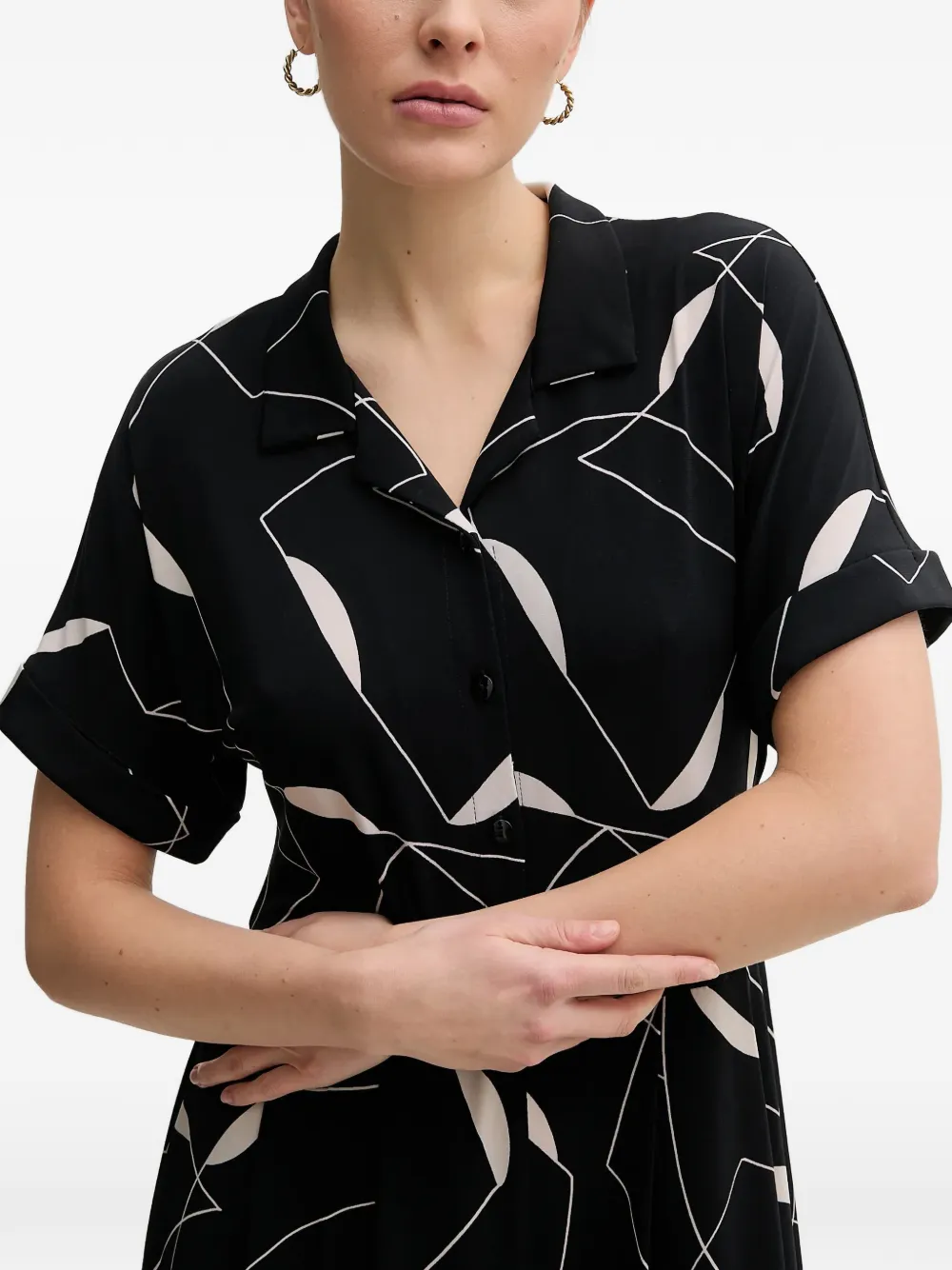 Joseph Ribkoff Jumpsuit met ceintuur Zwart