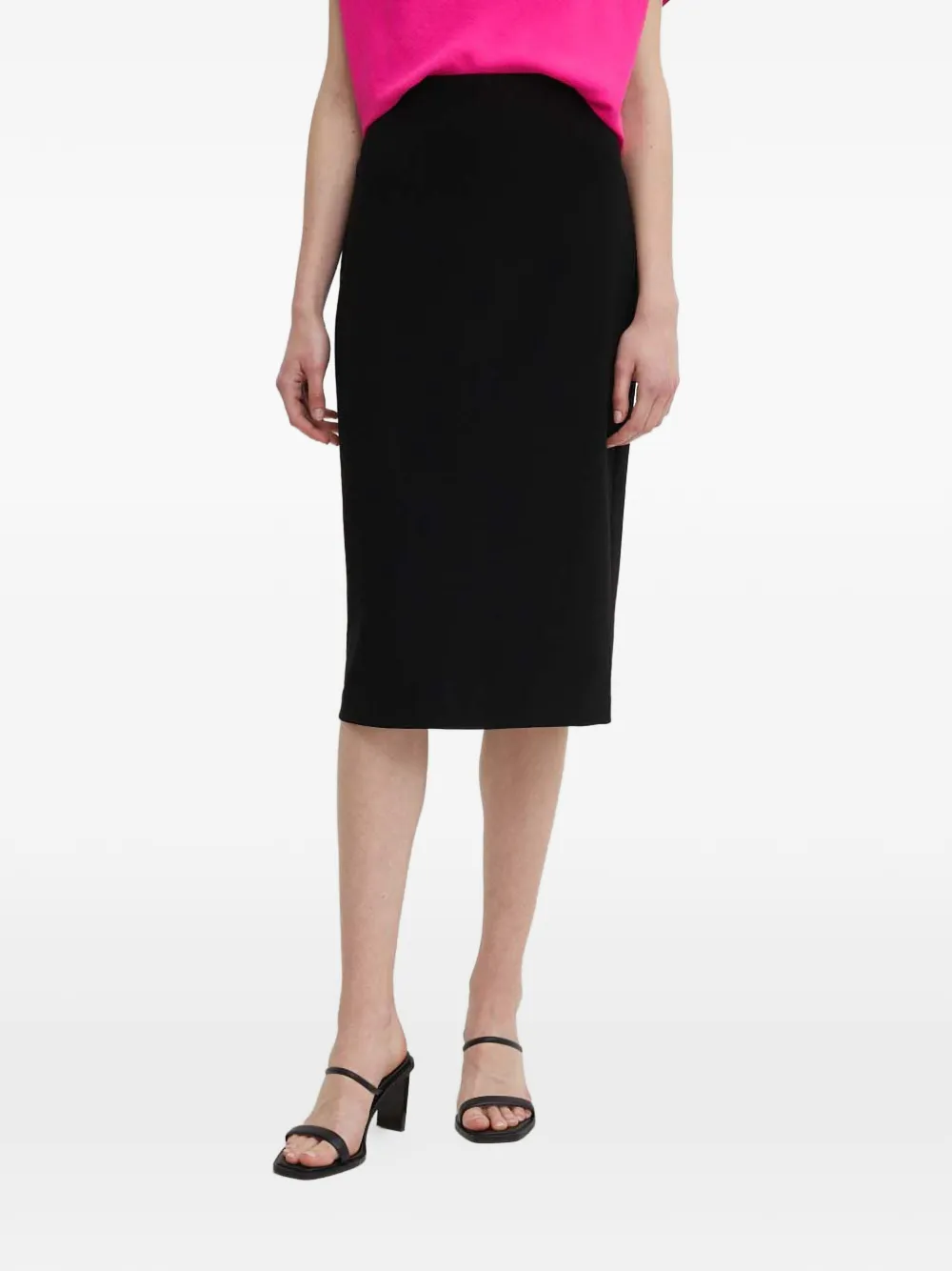 Joseph Ribkoff slit midi skirt - Nero