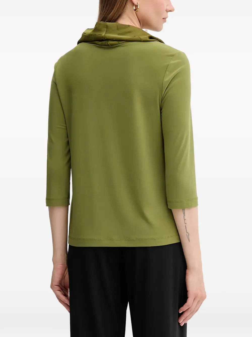  Joseph Ribkoff Textured-detail Top - Green 