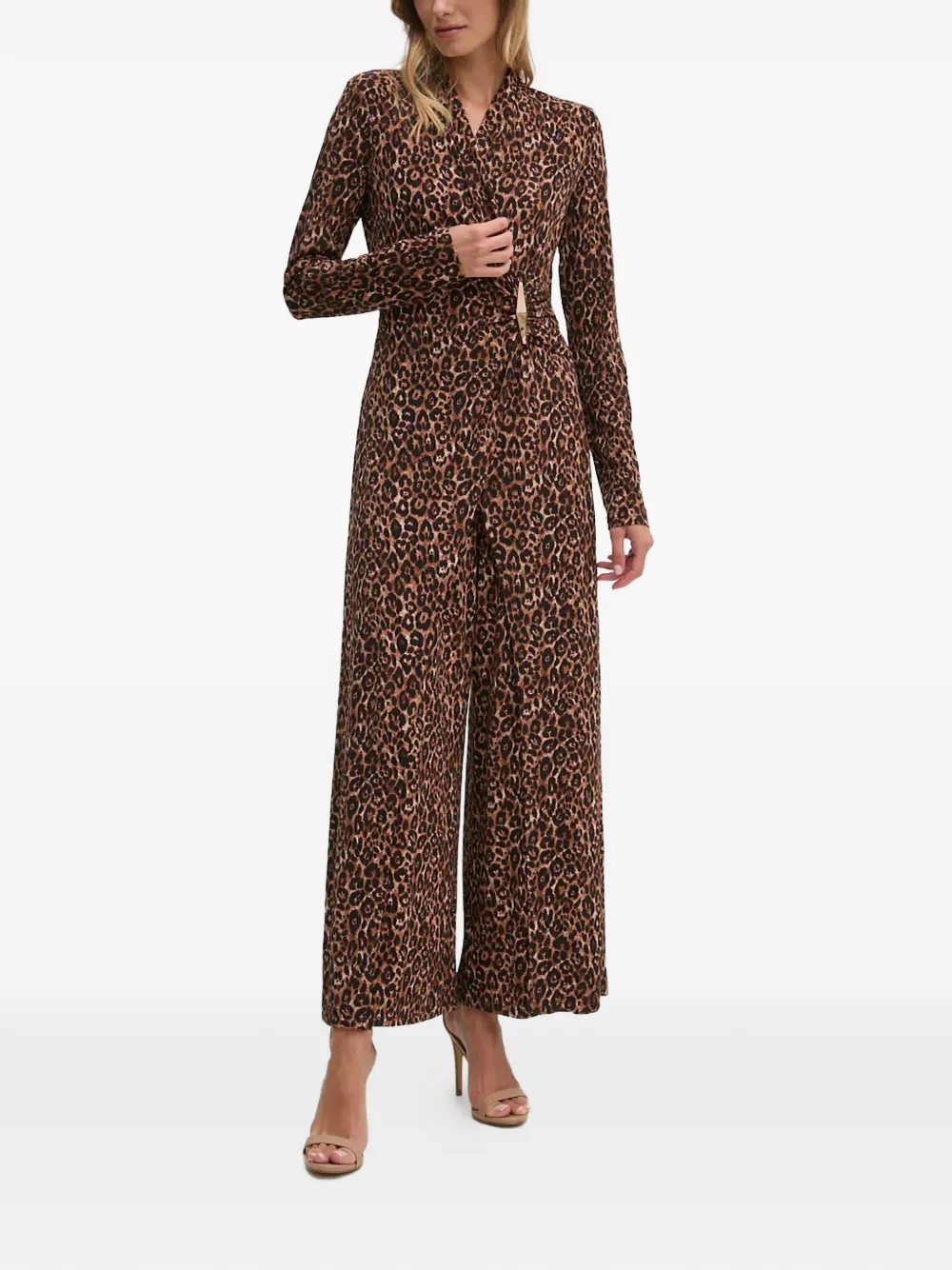 Joseph Ribkoff leopard-pattern jumpsuit | Full Length | Image 2