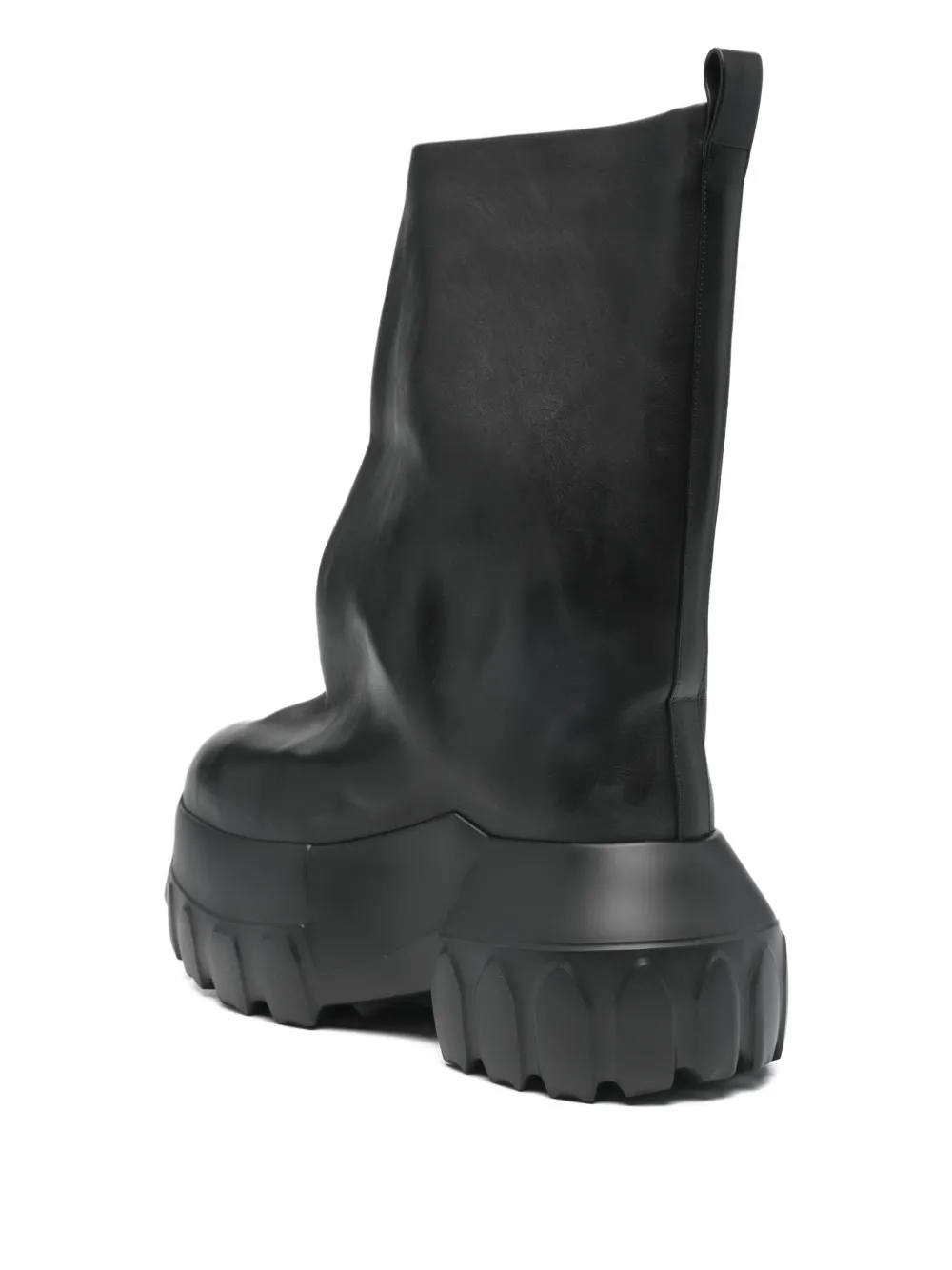 Rick Owens Flared Mega Tractor boots Zwart