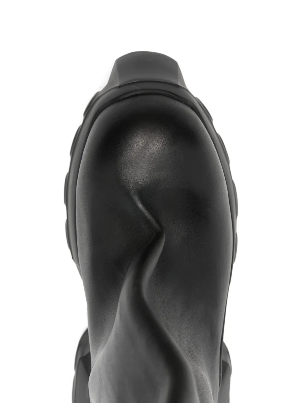 Rick Owens Flared Mega Tractor boots Zwart