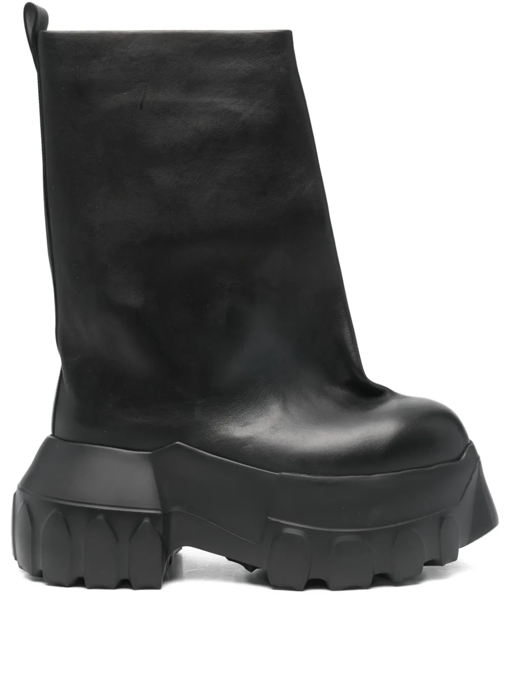 Rick Owens Flared Mega Tractor boots Zwart