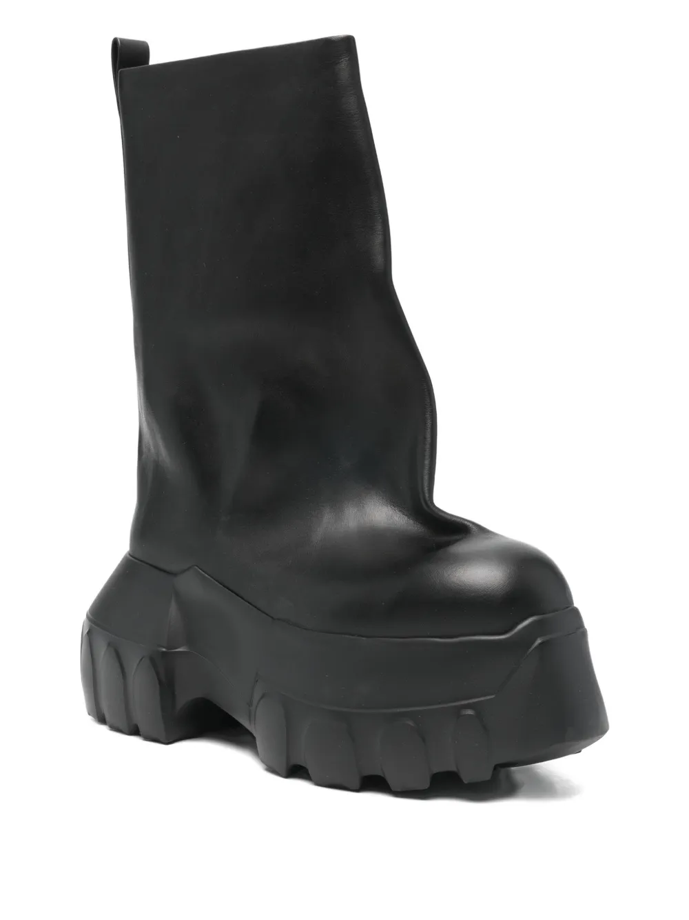 Rick Owens Flared Mega Tractor boots Zwart