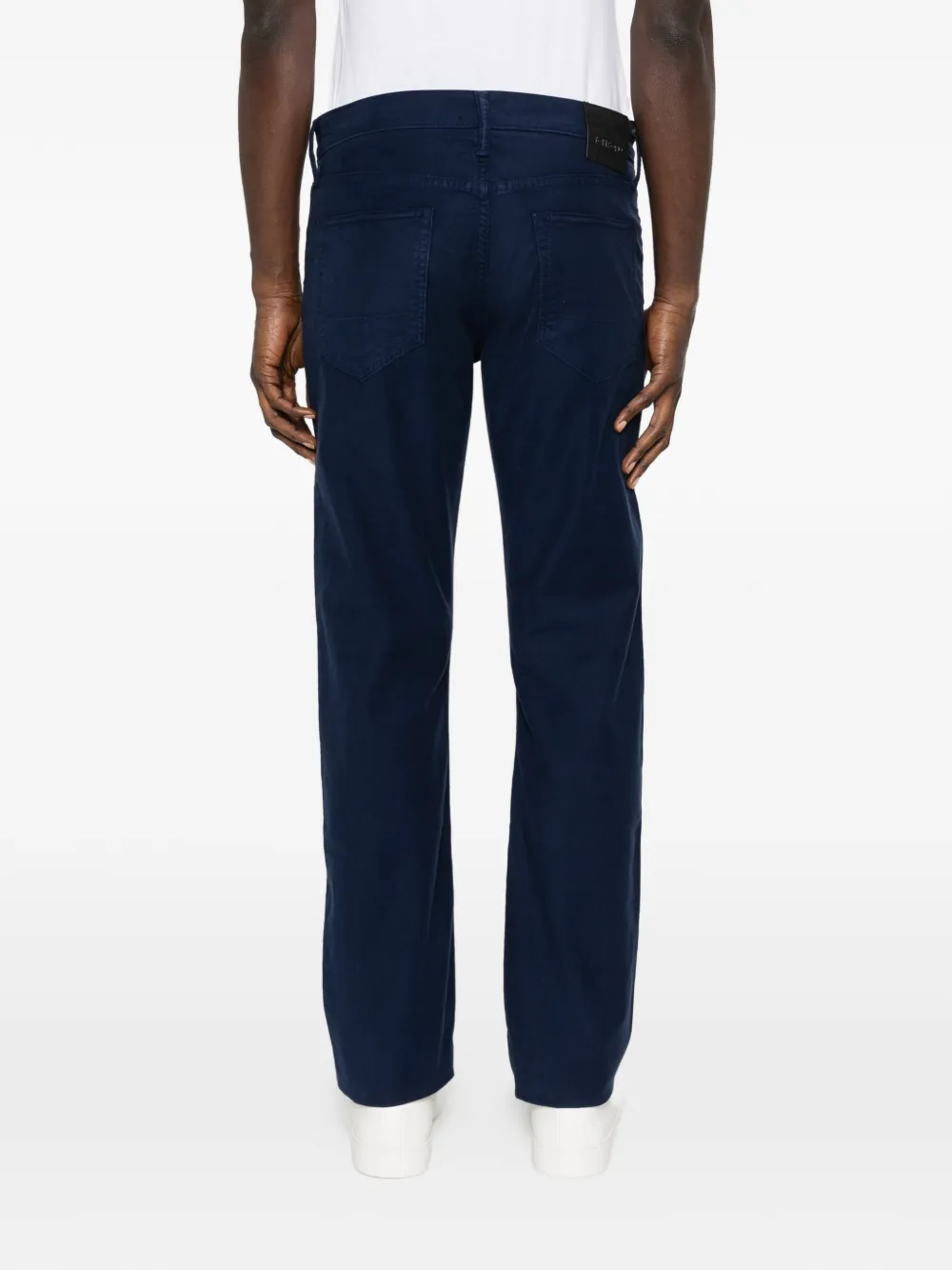 TOM FORD Broek met knoopsluiting Blauw