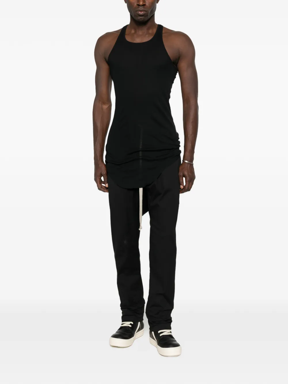 Rick Owens crew-neck sleeveless vest - Zwart