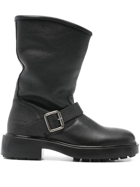 Copenhagen buckle-embellishment leather boots