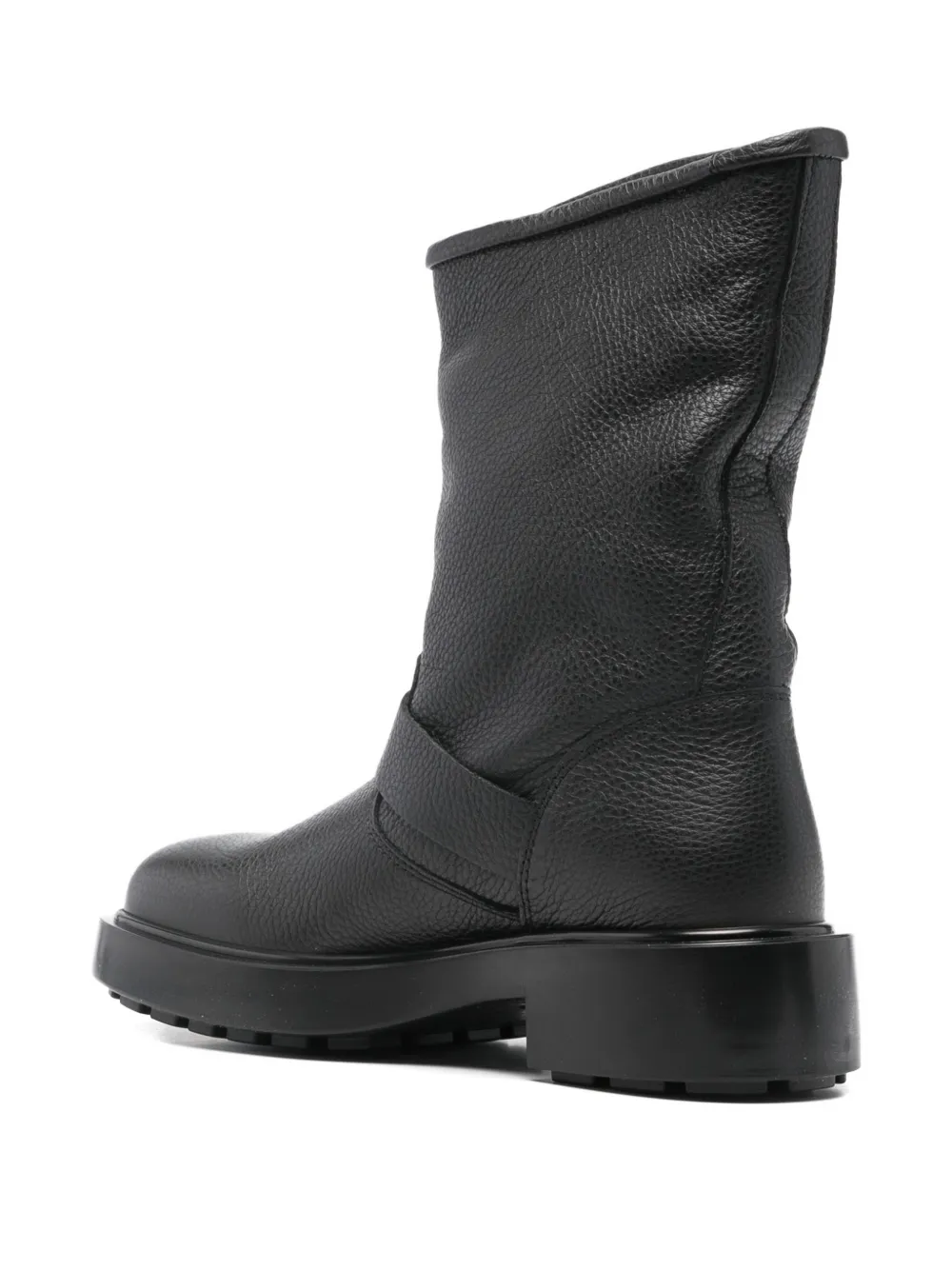 Copenhagen buckle-embellishment leather boots Zwart