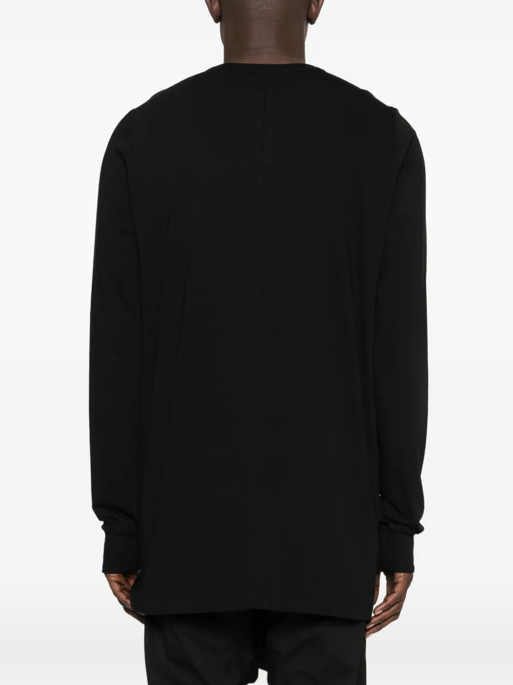 Rick Owens T-shirt met lange mouwen Zwart