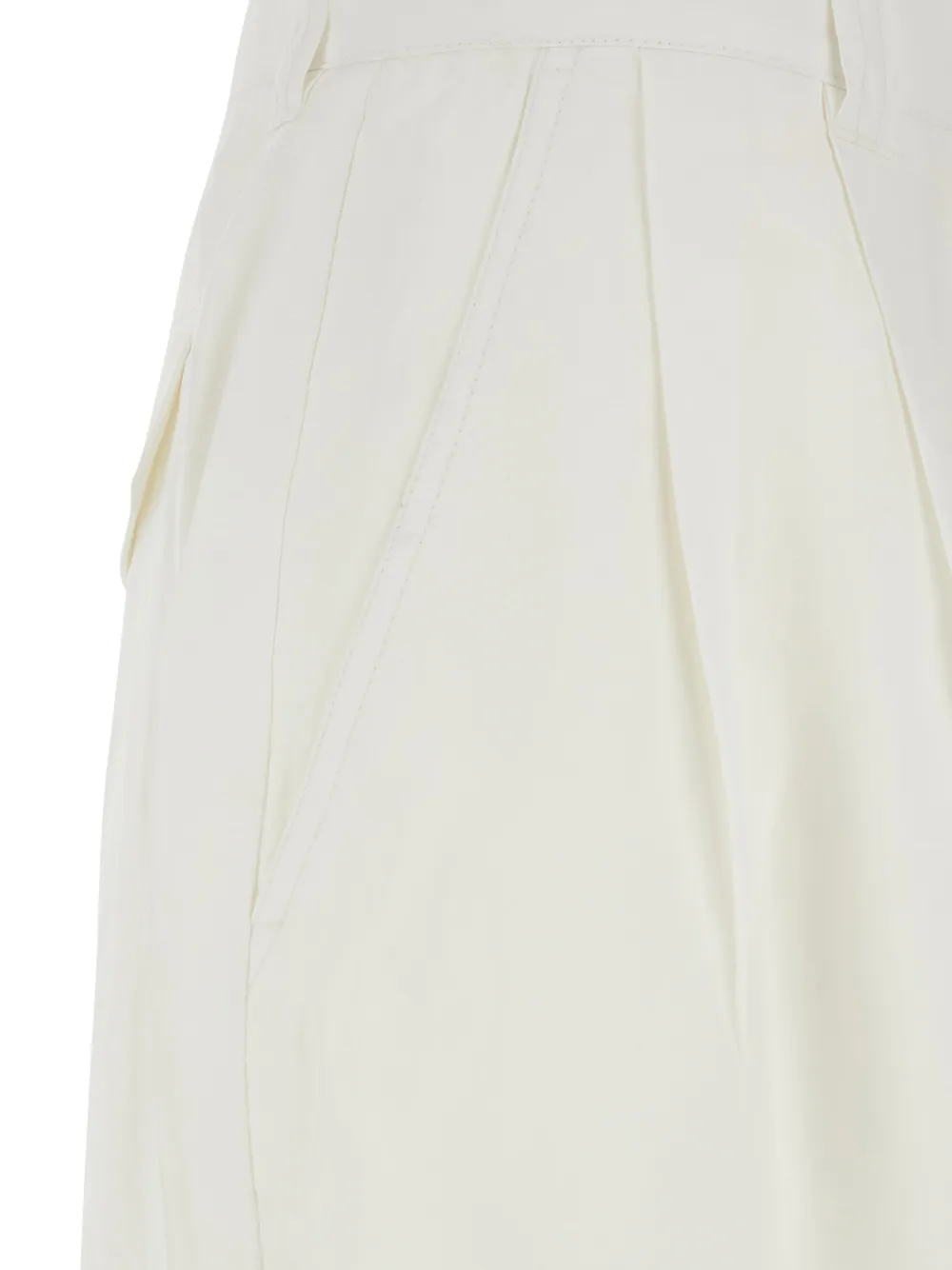  Coor Pleated Trousers - White 