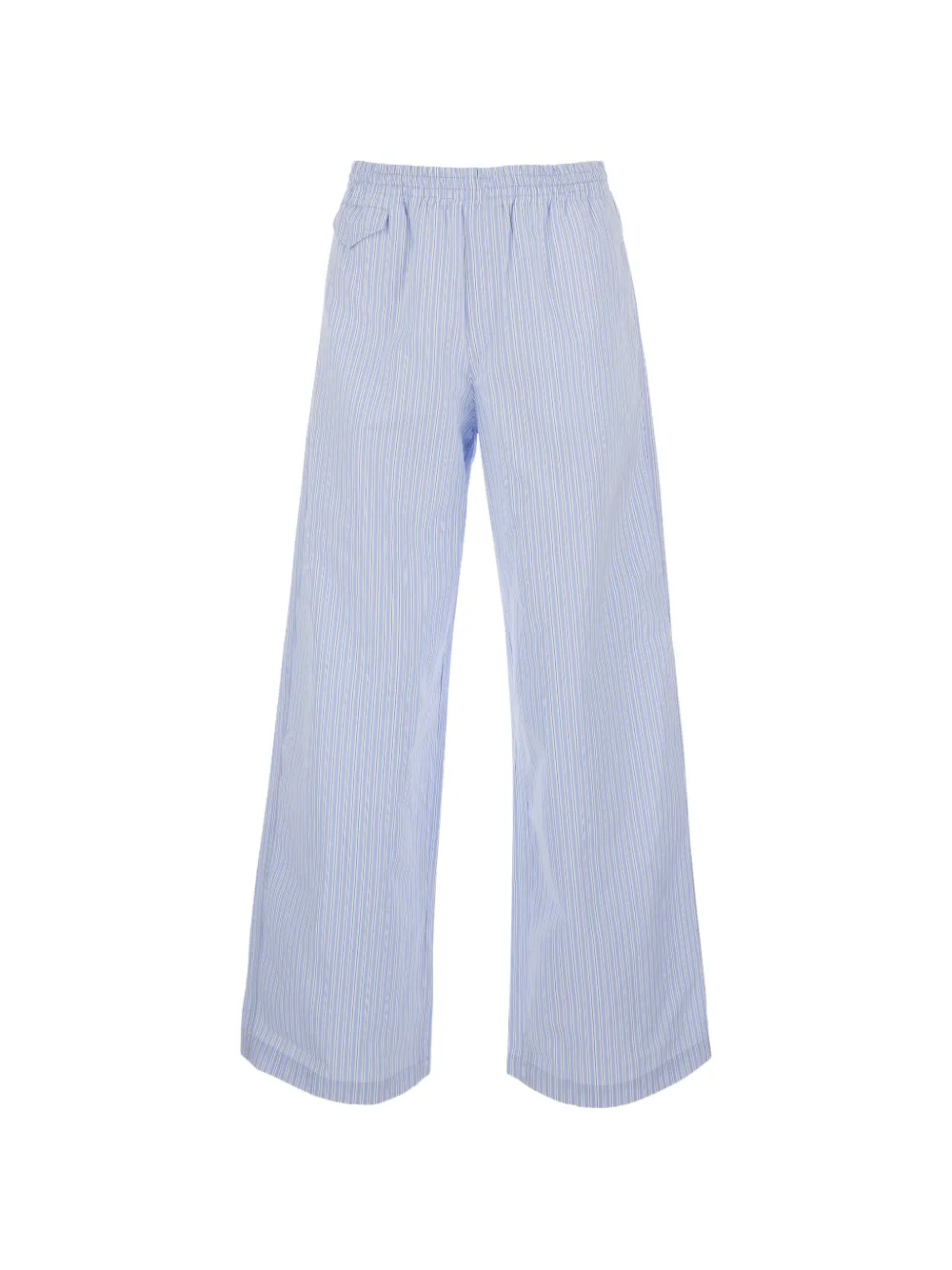 A.P.C. striped wide-leg trousers - Blu