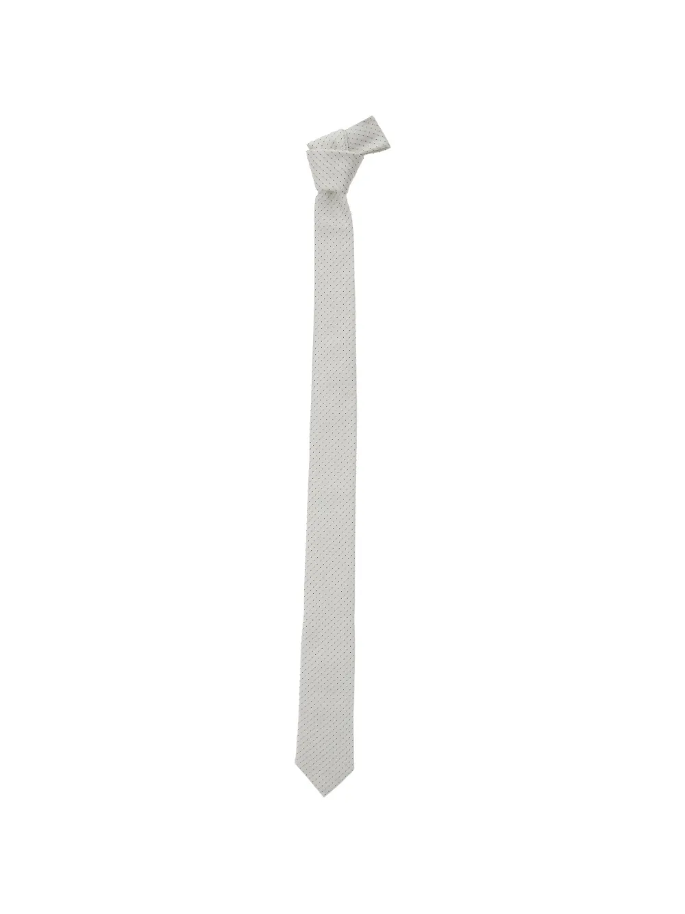 Emporio Armani polka dot tie - Bianco