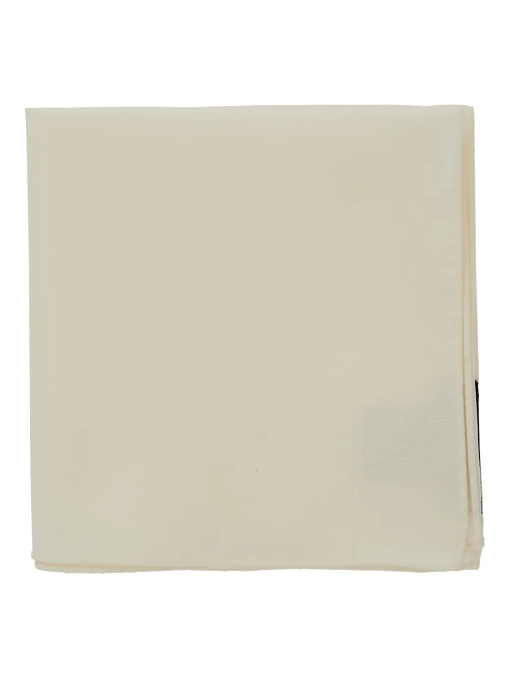 Emporio Armani logo-patch handkerchief - Beige