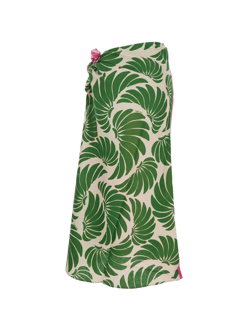  Farm Rio Banana Wings Midi Skirt - Pink 