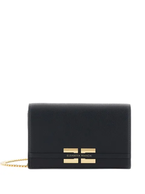 Elisabetta Franchi embellishment chain clutch bag