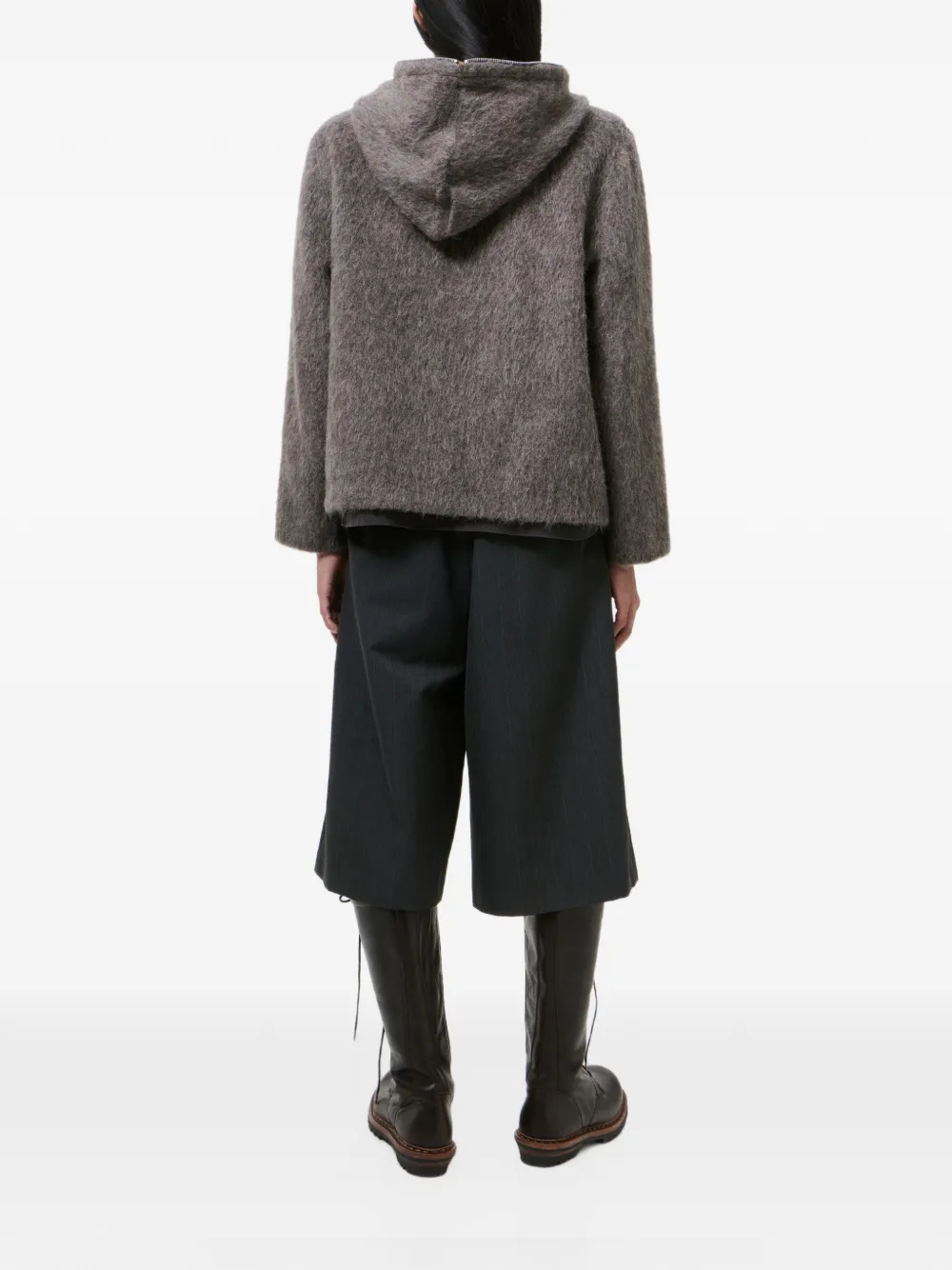 OUR LEGACY Vest met capuchon en rits Beige
