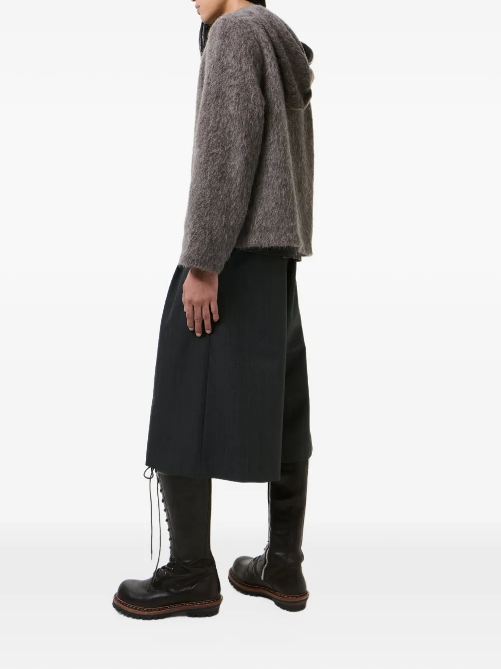 OUR LEGACY Vest met capuchon en rits Beige