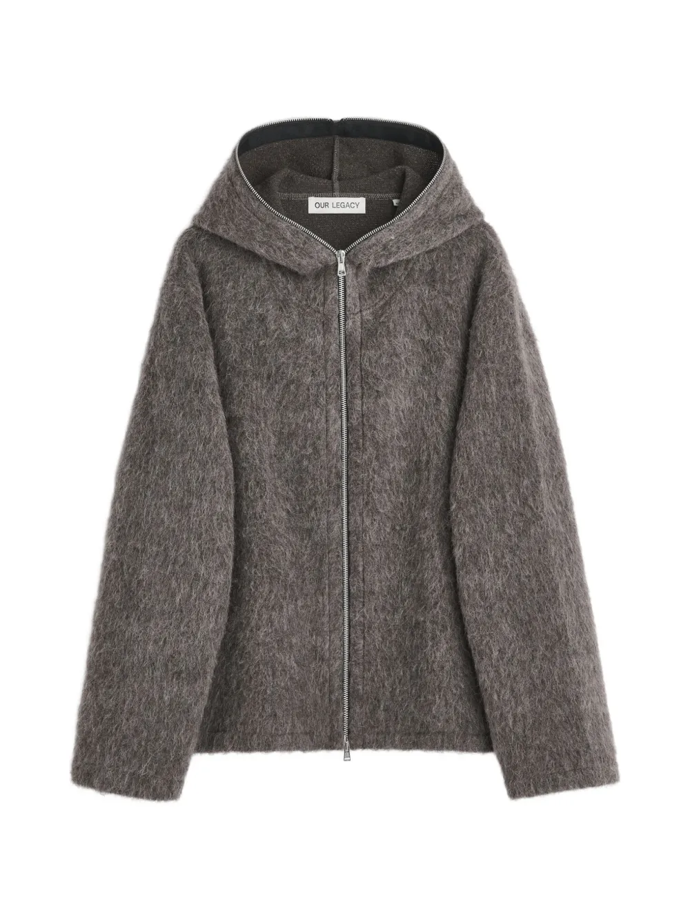 OUR LEGACY Vest met capuchon en rits Beige