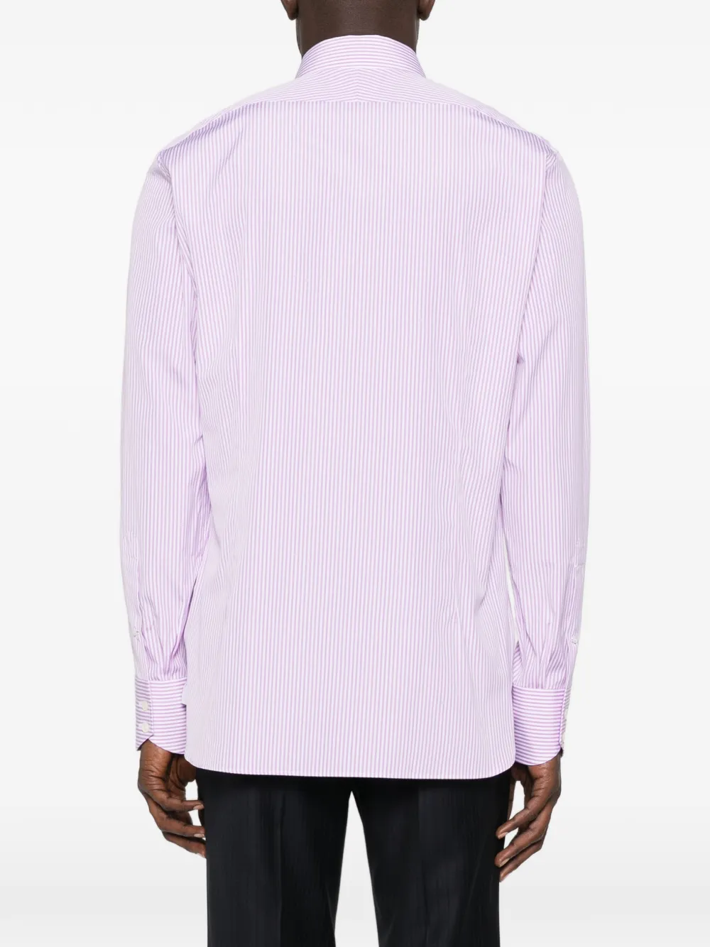 TOM FORD Gestreept overhemd Roze