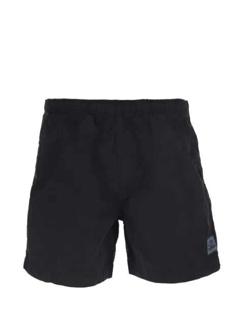 C.P. Company logo-patch swim shorts